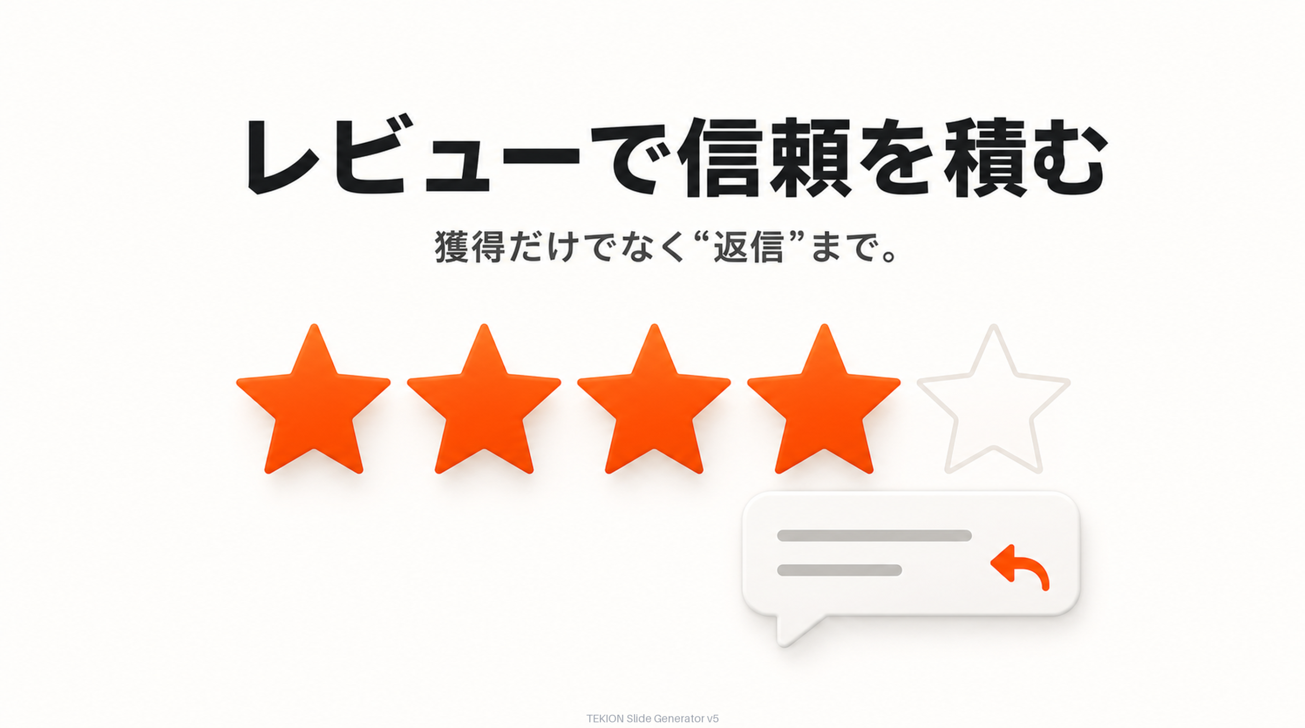 口コミは獲得だけでなく“返信”まで見られる。