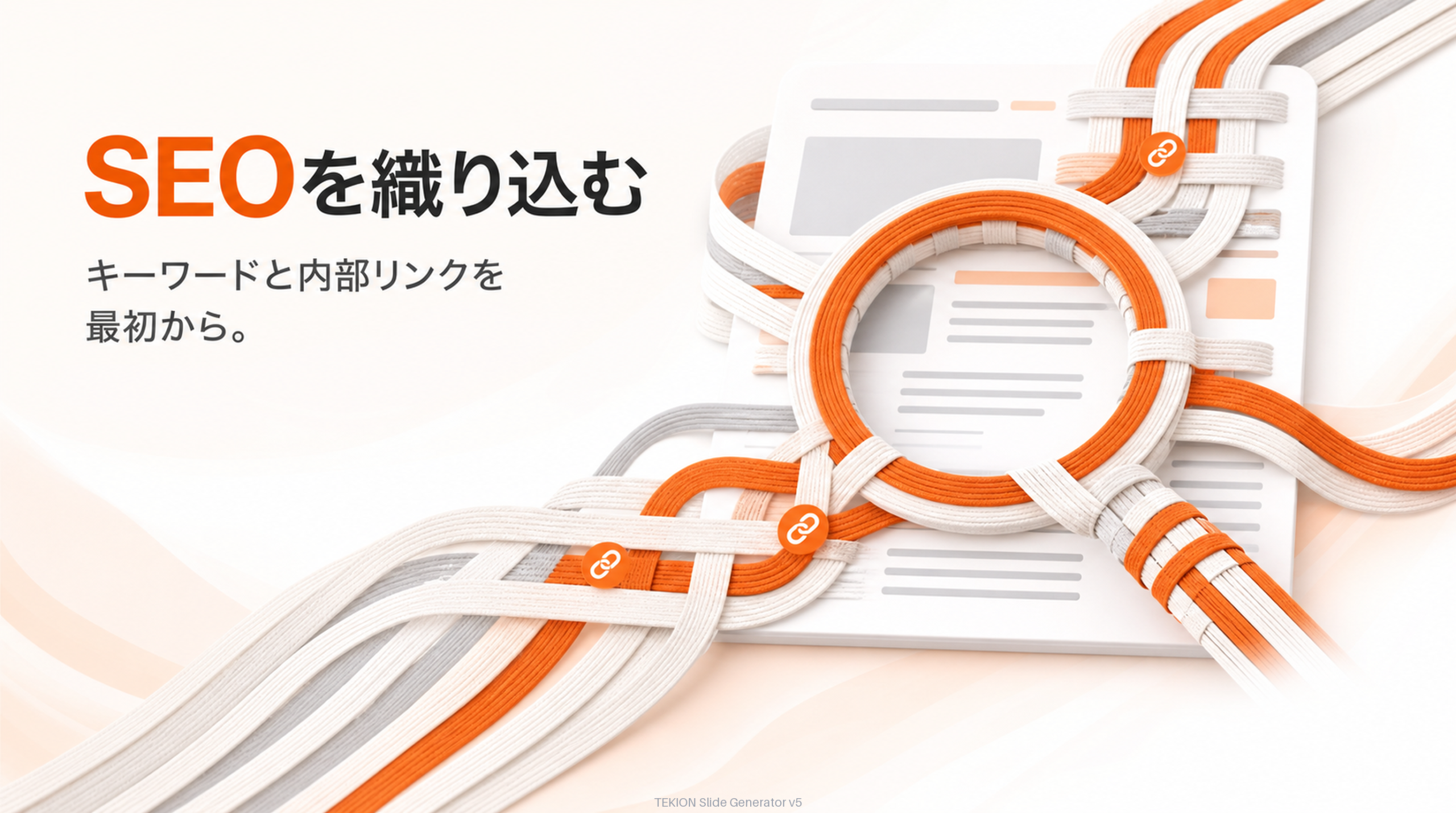 キーワード・内部リンク・見出しを最初から。