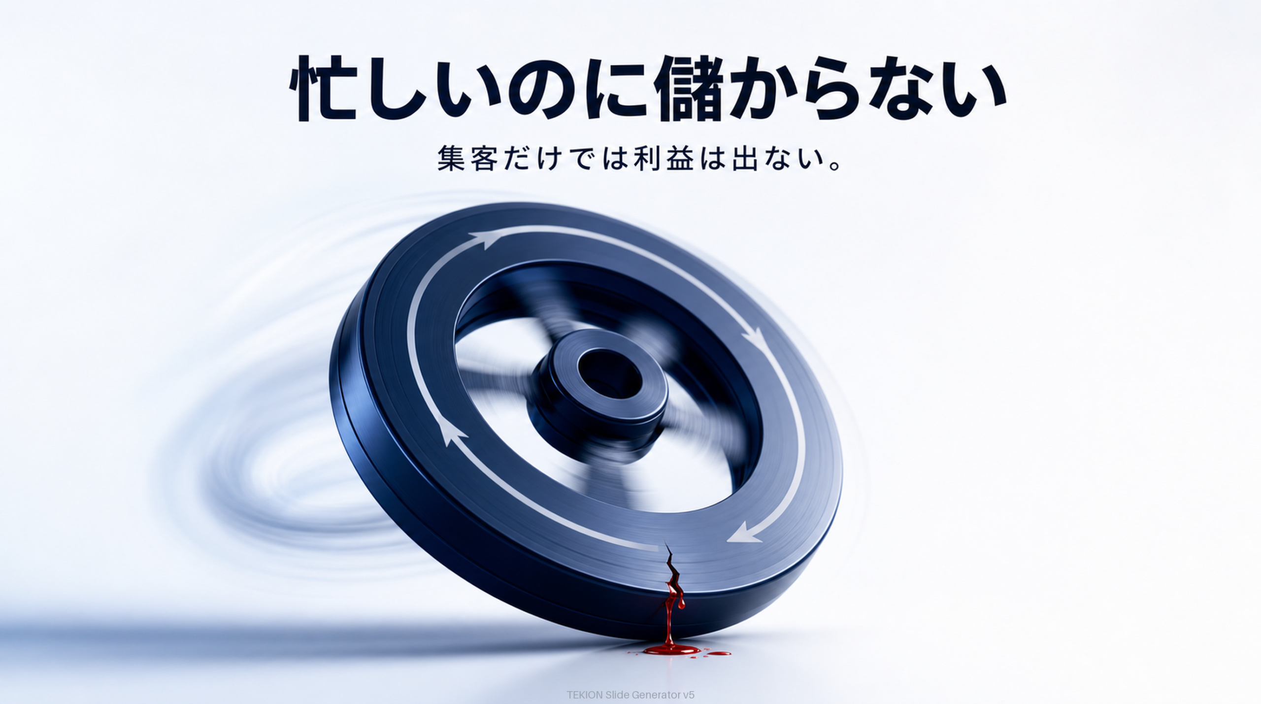 集客だけでは利益は出ない。
