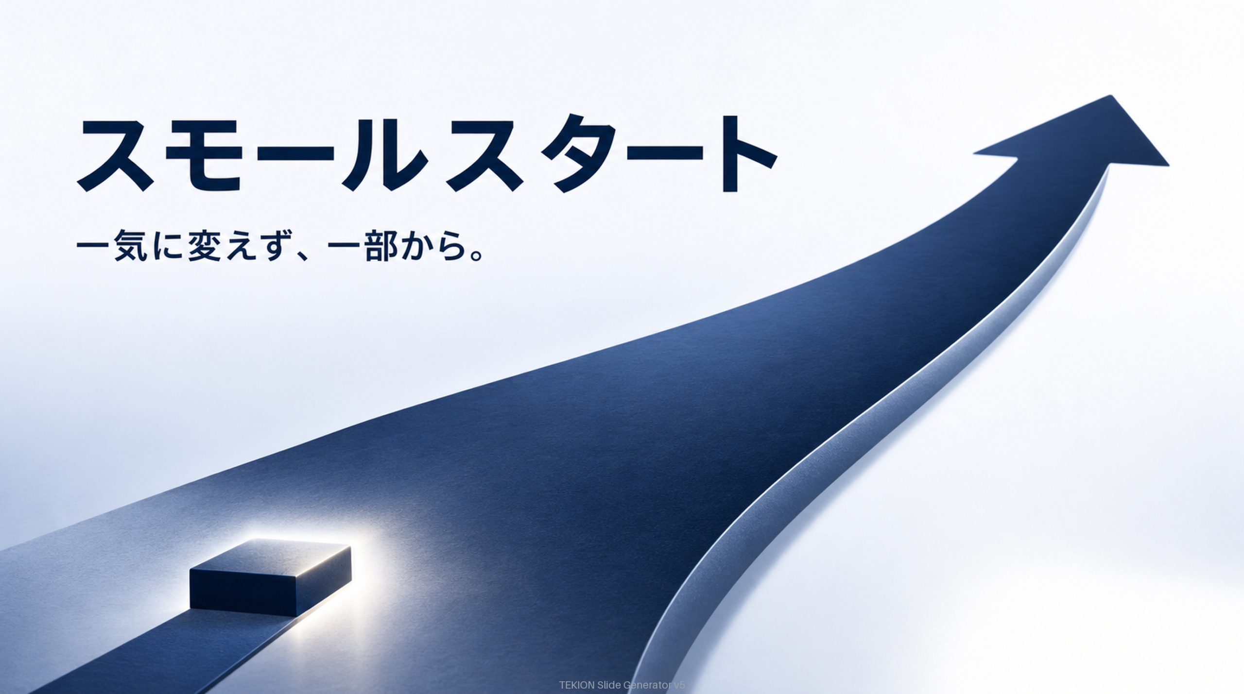 一業務ずつスモールスタート。