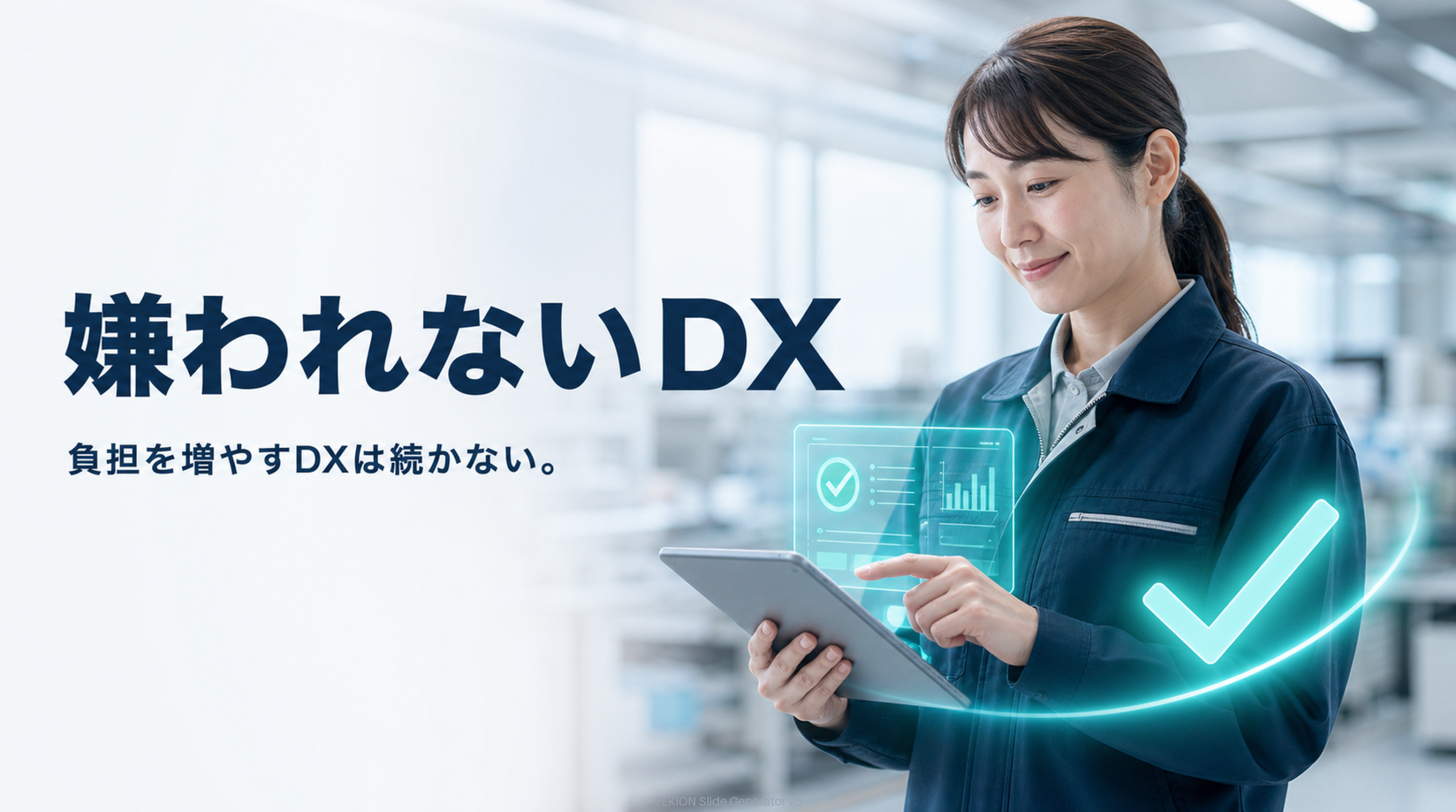 手間を増やすDXは続かない。
