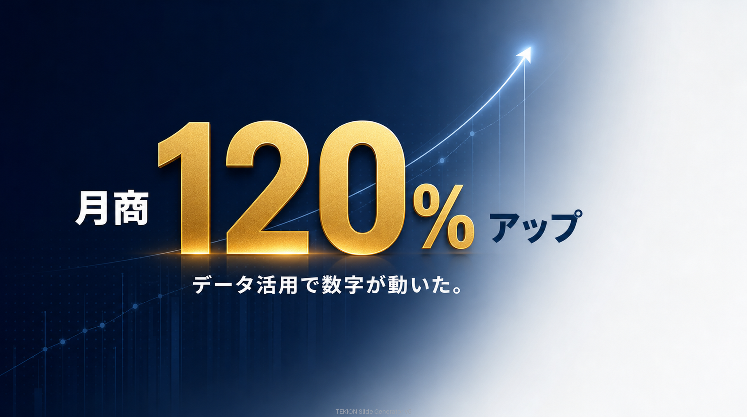 データ活用で月商120%アップ。