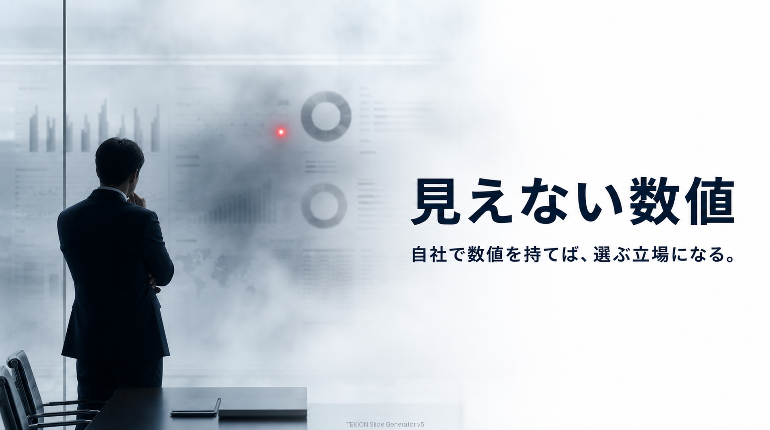 数値が見えないと感覚か提案待ちになる。