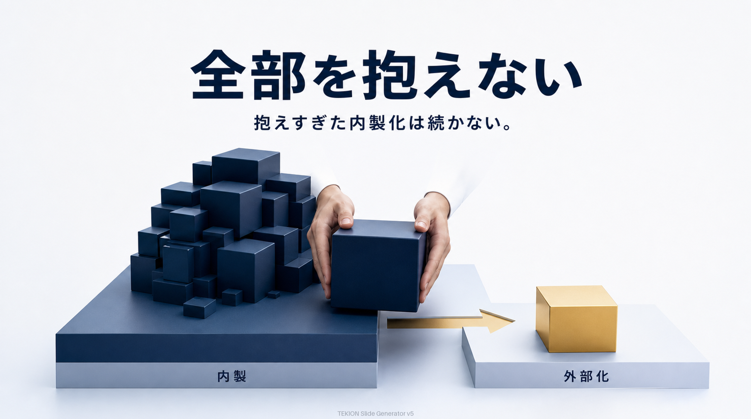 外注に残す範囲を意図的に決める。