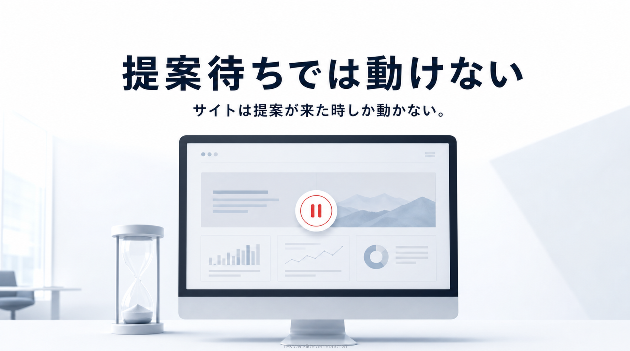提案待ちだと提案が来た時しか動かない。