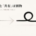 「送信」と「共有」は別物